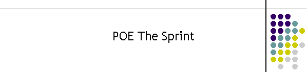 POE The Sprint